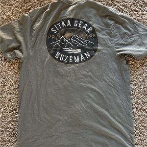 Sitka Gear Bozeman Men's Short Sleeve Logo T-Shirt - Olive Green